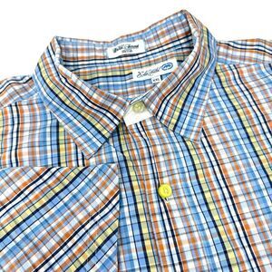 ECKO UNLD. Button Up Multicolor Plaid Long Sleeve Casual‎ Shirt 2XL XXL